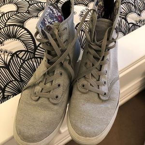 Grey High Top Vans